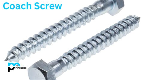 advantages of coach screws.